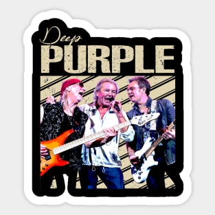 Purple Majesty Deep Band-Inspired Apparel Fit for Rock Royalty Sticker